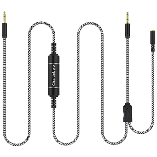 HD60 S+ Chat Link Pro Kabel, Ersatz-Audiokabel für Elgato HD60 S, HD60 PRO, HD60 X, HD60, 4K 60 PRO Gaming Capture Card (2,6 m), funktioniert für PS5/PS4, Xbox One, PC