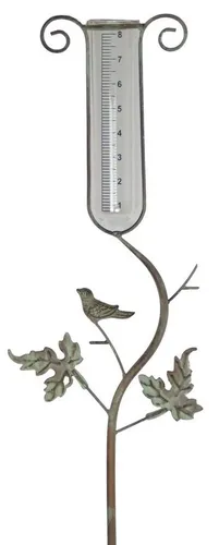 Eurotrade Regenmesser „Toskana“ – Stilvoller Blickfang & Smarter Gartenhelfer Regenmesser