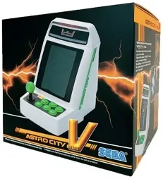 Sega Astro City Mini V - Retro Arcade Spielkonsole - Konsolen mit 22 lizenzierten Klassikern, im hochwertigen 1:6 Nachbau und vertikalem Bildschirm für authentisches Arcade-Feeling.