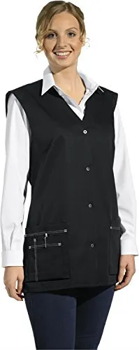 Kasack Damen schwarz 10/2472/10, Größe M - Ideal für den professionellen Einsatz - Arbeits- & Schutzkleidung, strapazierfähiger Kasack für Damen in Schwarz, perfekt für Pflege- und Gastronomieberufe.