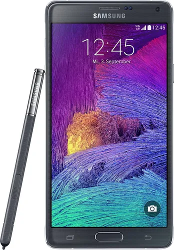 Samsung Galaxy Note 4 black (N910) - Original Smartphone - Handy mit 5,7 Zoll Quad HD Super AMOLED-Display für lebendige Farben und 16 MP Kamera für beeindruckende Fotos. Ideal für Multitasking und kreative Notizen mit dem S Pen.