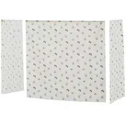 Hoppekids Vorhang Mittelhochbett 70x160  Pets , beige , Maße (cm): B: 300 H: 108