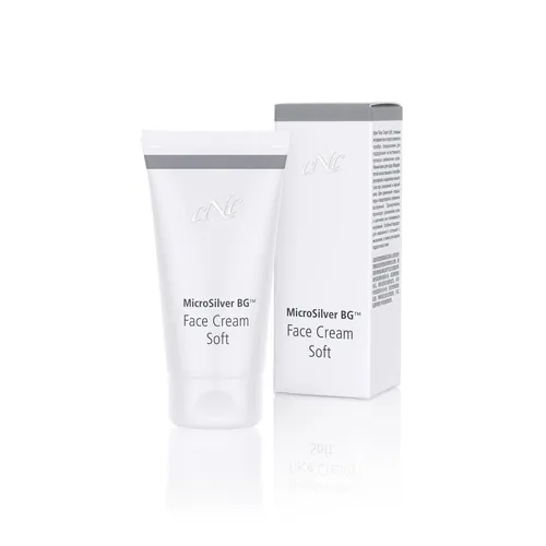 CNC Cosmetic MicroSilver BG Face Cream Soft 50ml - Tagespflege für Mischhaut und fettige Haut, reguliert Talg und beugt Unreinheiten vor. Beruhigt die Haut und stellt die Balance wieder her.