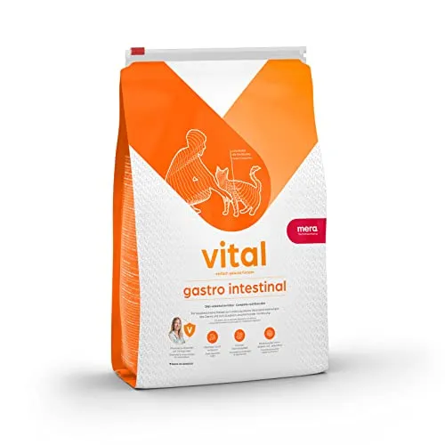 mera Vital Gastro Intestinal Trockenfutter Für Katzen | Unterstützt die Verdauung | Katzenfutter | Diätfutter | Von Tierärzt:innen empfohlen 3 kg