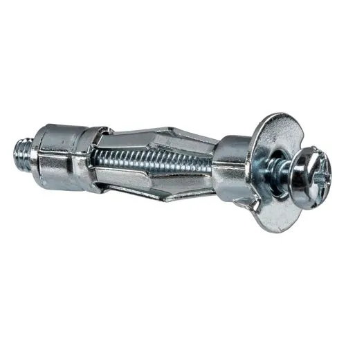 Fischer Hohlraum-Metalldübel 10 x 37 mm - 50 Stück - Sonstige Elektroinstallationsartikel mit hoher Tragfähigkeit und Sicherheit, ideal für Gipskarton- und Gipsfaserplatten dank ausgeprägter Verdrehsicherung.