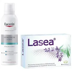 Lasea Weichkaps. 56stk & Eucerin Anti-Age Hyaluron Spray 150ml