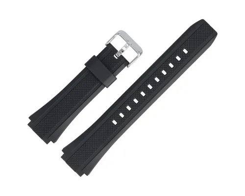CASIO Uhrenarmband 20mm Kunststoff Schwarz EF-552