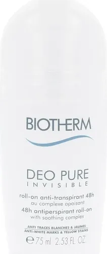 Biotherm Deo Pure Roll-on Anti-Transpirante (75 ml) - Deo für Damen und Herren, bietet langanhaltenden Schutz vor Schweiß und unangenehmem Geruch, ideal für den täglichen Gebrauch.