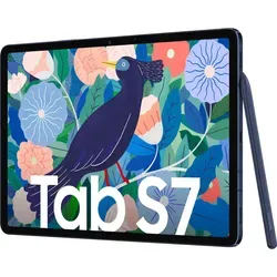 Samsung Galaxy Tab S7 WiFi 128GB - Dunkelblau - Tablets mit 11 Zoll 120Hz Display und Dolby Atmos-Sound für ruckelfreies Gaming und produktives Arbeiten. Inklusive S Pen für präzises Schreiben und Zeichnen.