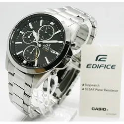 CASIO EDIFICE Quarzuhr EFV-560D-1AVUEF - Chronograph mit edlem Edelstahl-Gehäuse und präzisem Quarzwerk, ideal für stilbewusste Männer.