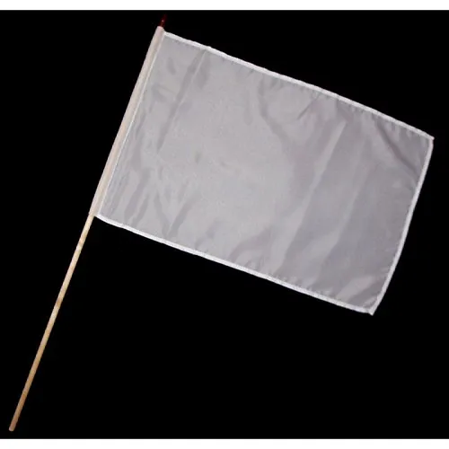 Everflag Stock-Flagge 30 x 45 : Weiß - Ideal zum selbergestalten!