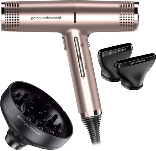 GA.MA iQ1 Perfetto Haartrockner 1600 W - Leicht & Effizient in Rose Gold - Erleben Sie den GA.MA iQ1 Perfetto Haartrockner mit nur 294 g Gewicht. Professionelle Trocknungstechnologie für glänzendes Haar und mühelosen Komfort. Ideal für den täglichen Einsatz.