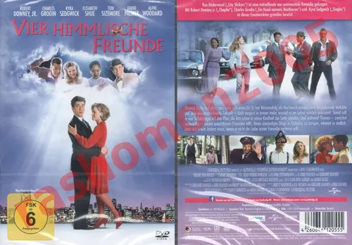 DVD VIER 4 HIMMLISCHE FREUNDE Robert Downey Jr. Kyra Sedgwick Elisabeth Shue NEU