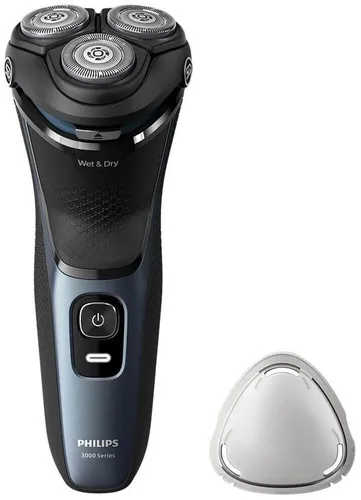 PHILIPS Rasierer/Shaver Series 3000 - Effizient und sanft - Haar- & Bartschneidegeräte, ideal für eine gründliche und hautschonende Rasur, perfekt für Herren.