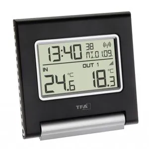 TFA Thermometer 30.3030.01 Spot - Digitales Innen- und Außenthermometer mit Funk-Sensor, präzise Temperaturmessung und erweiterbar um bis zu 2 zusätzliche Sensoren