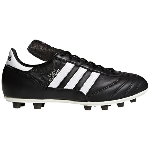 Adidas Copa Mundial - Fußballschuhe in Schwarz - Hochwertige Fußballschuhe für Rasenplätze, aus strapazierfähigem Känguruleder mit optimalem Tragekomfort und schneller Trocknung nach dem Spiel.