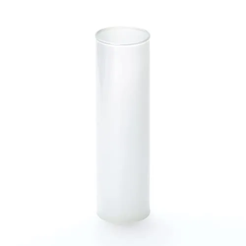ORION LIGHTSTYLE Kerzenhülse Glas Weiß 100mm für E14 Fassung - Hochwertige Kerzenhülse aus Glas in milchigem Weiß. Ideal als Ersatz für Kronleuchter oder für DIY-Projekte. Mit 100mm Höhe und 28mm Durchmesser passt sie perfekt in E14 Fassungen.
