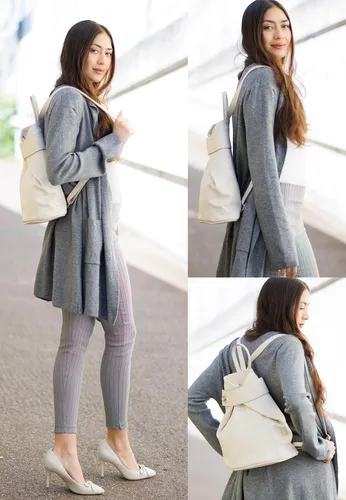 Caspar Cityrucksack Damen Leder - CLASSIC LINE No.790 - Eleganter Damen Rucksack aus robustem italienischem Rindsleder mit durchdachtem Design. Praktische Fächer und verstellbare Schultergurte bieten optimalen Komfort und Funktionalität.