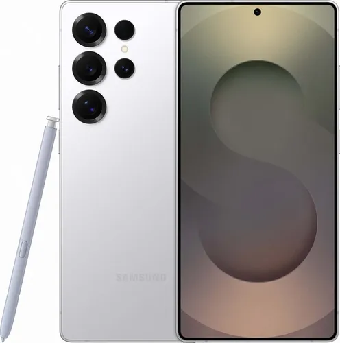 Samsung Galaxy S25 Ultra 5G - 256GB, 12GB RAM, Titanium Whitesilver - Handy & Smartphone mit 200 MP Quad-Kamera, wasserdicht und 5G-fähig für ultraschnelle Verbindung. Genießen Sie ein beeindruckendes AMOLED-Display und Nachtmodus für perfekte Fotos.