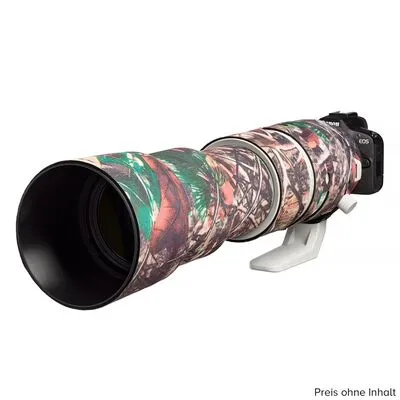 EASYCOVER Lens Oak Cover Camou. Forest für Canon RF 200-800mm - Objektivtasche mit Camouflage-Design, schützt Ihr Objektiv vor Stößen und Kratzern – ideal für Naturfotografen.