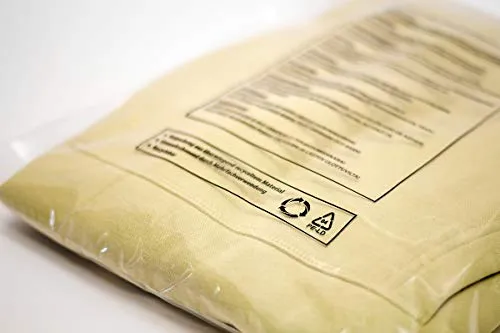 Nordwerk ECOBags für Textilien - Nachhaltige Polybeutel aus recycelter Folie (Regranulat). Textilverpackung in verschienden Größen (250 x 300 + 50 mm) 100