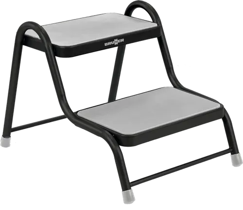 BRUNNER Doppel Trittstufe King Step Double - Caravan-Zubehör mit rutschfester Gummi-Trittfläche für sicheren Stand beim Einstieg in Wohnmobile oder Wohnwagen, ideal für flexiblen Einsatz.