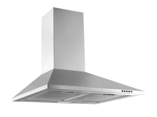 Respekta Dunstabzugshaube Wandhaube 60 cm - Edelstahlgehäuse, Umluft- und Abluftfunktion mit LED Beleuchtung und 3 Leistungsstufen