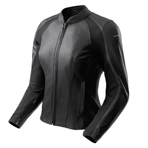 Rebelhorn Siena Damen Motorrad Lederjacke, Größe 3XL - Hochwertige Motorradjacke aus Rindsleder mit 4-Wege-Stretch für perfekten Sitz. Ideal für den professionellen Einsatz und sorgt für Komfort bei jeder Fahrt.