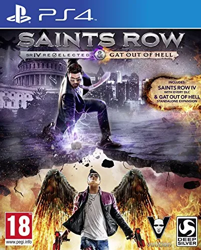 Saints Row 4 Re-elected + GOOH PS-4 UK - Open-World Actionspiel für PS4, remastered mit atemberaubenden Details und neuen Superkräften für ein unvergleichliches Spielerlebnis.