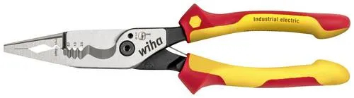Wiha Multifunktionszange 8in1 electric Z13022509SB - 8 Funktionen in einem Werkzeug, leicht und platzsparend für Elektroinstallationen, sicher bis 1.000 V AC