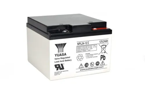 Yuasa NPL24-12 24Ah 12V Bleiakku - Langlebiger AGM Akku mit 24 Ah für zuverlässige Energieversorgung in verschiedenen Anwendungen. Ideal für den professionellen Einsatz und vielseitig einsetzbar.