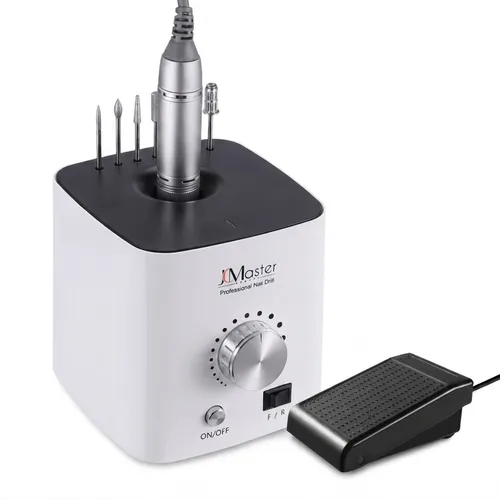 JCMASTER® Profi Nagelfräser Set - 30.000 U/Min für Gelnägel & Acrylnägel - Elektrische Nagelfräser mit stufenloser Regulierung und 6 Aufsätzen. Ideal für professionelle Nagelpflege – leise, vibrationsarm und für Rechts- und Linkshänder geeignet.