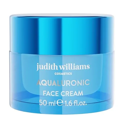 Judith Williams Aqualuronic Face Cream 50 ml: Intensive Tagespflege - Tagespflege zur Verbesserung feiner Linien & Fältchen, unterstützt die Zellneubildung und optimiert das Feuchtigkeitsniveau der Haut.