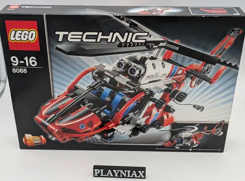LEGO® Technic Rettungshubschrauber 8068 - Bunt und vielseitig - Erlebe spannende Luftrettungsmissionen mit dem LEGO® Technic Rettungshubschrauber 8068. Mit funktionierender Seilwinde und 2-in-1-Funktion für einen Notfallhubschrauber. Ab 9 Jahren. Kreativer Bauspaß garantiert!
