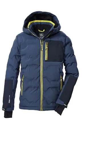 Steppjacke KILLTEC "KSW 203 BYS QLTD JCKT" für Kinder - Funktionsjacke in nachtblau, winddicht und wasserabweisend mit 10.000 mm Wassersäule, ideal für aktive Kinder bei jedem Wetter