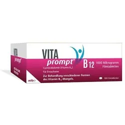 Vitaprompt 1000 Mikrogramm Filmtabletten 100 St - Rezeptfrei, unterstützt die Gesundheit mit hochwertigem Vitamin B