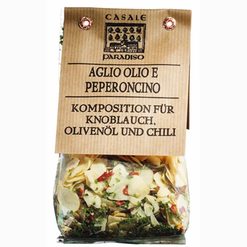 Gewürzmischung Aglio, Olio e Peperoncino 100 gr. - Casale Paradiso