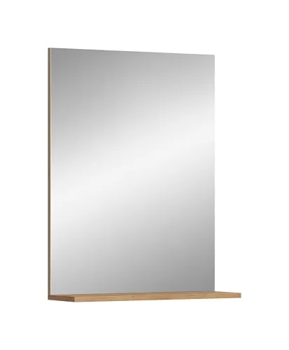 Xonox Badezimmerspiegel 60 cm x 79 cm x 18 cm Eiche - Moderner Spiegel in eleganter Eiche-Nachbildung, ideal für stilvolle Badezimmer. Maße: 60 cm x 79 cm x 18 cm, vereint Funktionalität und Design.
