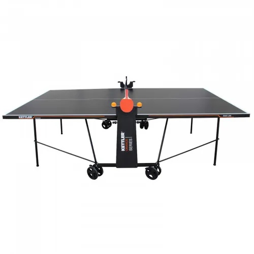 KETTLER Tischtennisplatte Basic Outdoor - Klappbar & Wetterfest - Tischtennisplatte für den Außenbereich mit stabiler Aluminiumverbundplatte, pulverbeschichtetem Stahlrahmen und praktischem Klappmechanismus für platzsparende Lagerung.