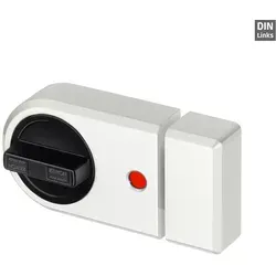 IKON Kastenriegelschloss 9131 Zusatzsicherung, weiß - Schließtechnik für Falz- und Stumpftüren, mit massivem Schließkasten und optischer Verriegelungsanzeige für erhöhte Sicherheit.