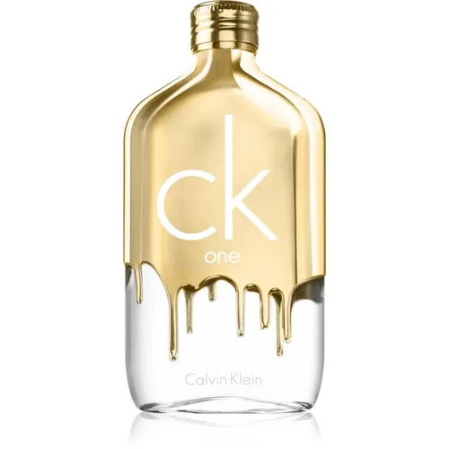 Calvin Klein CK One Gold Eau de Toilette Unisex 200 ml - Unisex Duft, 200 ml – ideal für Frauen und Männer, bietet einen frischen, aromatischen Duft mit Kräuternoten, perfekt für den täglichen Gebrauch und warme Tage.