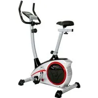 Christopeit Sport Fahrrad-Heimtrainer AL 1 Silber - 8-Stufige Widerstandseinstellung - Fahrradergometer mit 8-stufigem Widerstand, ideal für jedes Fitnesslevel. Geräuscharm, komfortabel und mit integriertem LCD-Display für präzise Trainingsdaten.