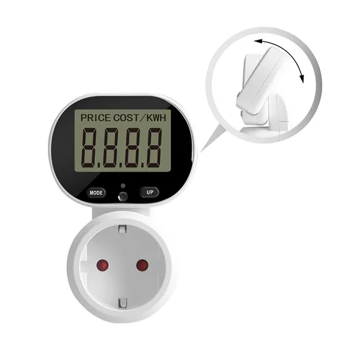 Stromzähler für Steckdose mit Dual Tarif Modus 230V 50Hz Offgridtec