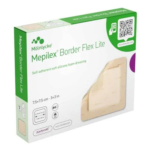 Mepilex Border Flex Lite Schaumverband 7,5x7,5 cm 5 St