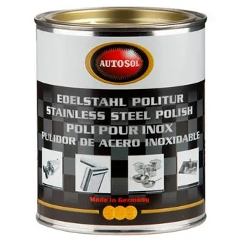 Autosol Edelstahl Politur 750 ml - Hochwertige Autopflege - Autopflege & Motorradpflege mit über 80 Jahren Erfahrung, umweltfreundliche Inhaltsstoffe und regelmäßige Testsiege garantieren erstklassige Qualität.