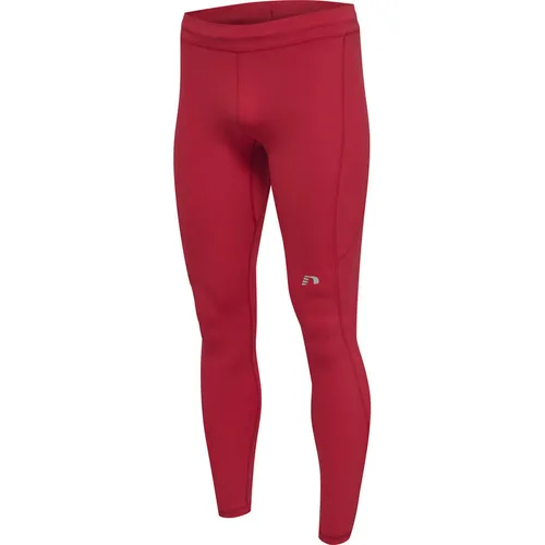 NewLine Leggings Men'S Core Tights rot M - Trainingsbekleidung aus 78% Polyamid und 22% Elasthan, perfekt für optimale Bewegungsfreiheit und Komfort beim Training in Tango Red.