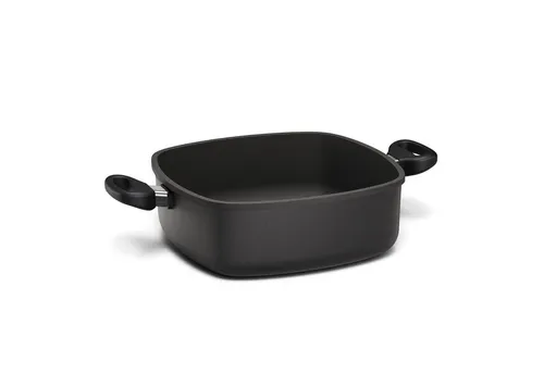 Hoffmann Germany STONIQ Bräter eckig 28×28 cm – PFAS-frei, Induktion - Der Hoffmann STONIQ Bräter 28×28 cm bietet viel Platz für köstliche Gerichte und ist dank der PFAS-freien Antihaftbeschichtung ideal für stressfreies Kochen. Hitzebeständig bis 240 °C und perfekt für alle Herdarten.