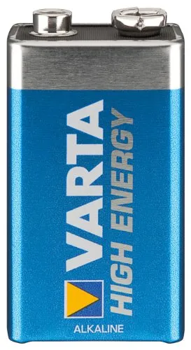 Varta Batterie Alkali 6 LR 61 (9V), Blister, Varta - High Energy