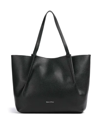 MARC O'POLO ACCESSORIES Shopper "Belli", groß, schwarz - Elegante Shopper-Tasche aus hochwertigem Leder von Marc O'Polo. Ideal für den täglichen Einkauf oder als stylisches Accessoire mit praktischem Magnetverschluss und einfachem Henkel.