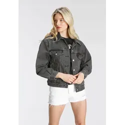 Jeansjacke LEVI'S "90S TRUCKER" Damen, Gr. S - Funktionsjacke aus 100% Baumwolle, figurumspielend und casual; ideal für modische Outfits und vielseitig einsetzbar.